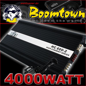 4000 WATT SIOUX HC 600-2 1100 watt RMS !!!! SONDERPREIS MONO BASSENDSTUFE